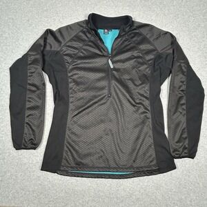 Axial‎ Jacket Mens XL Black Blue Softshell Full Zip Athletic Outdoor Performance